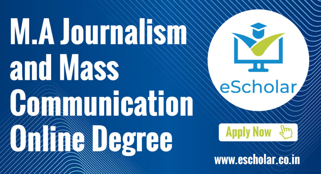 MA Journalism and Mass Communication course details.