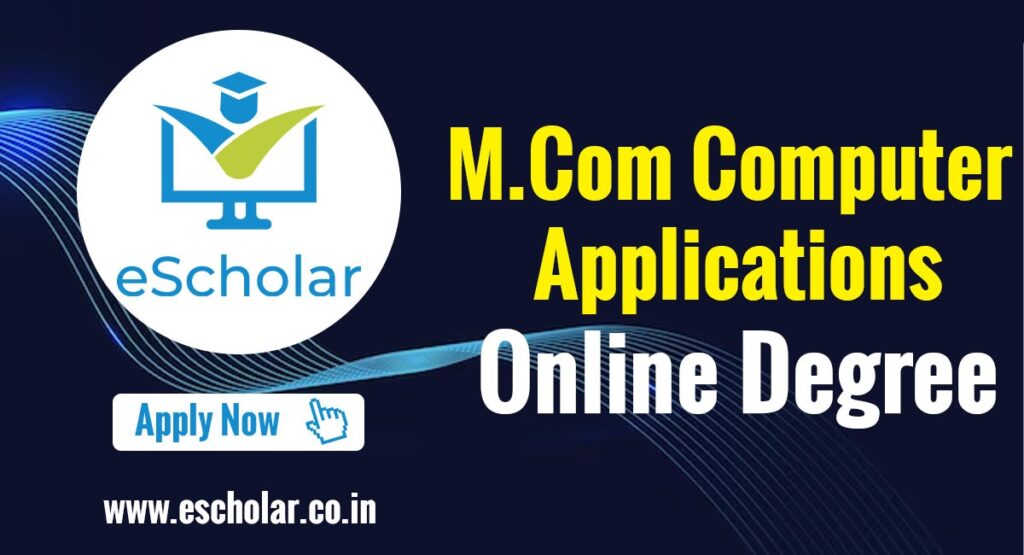 M.Com Computer Applications Course