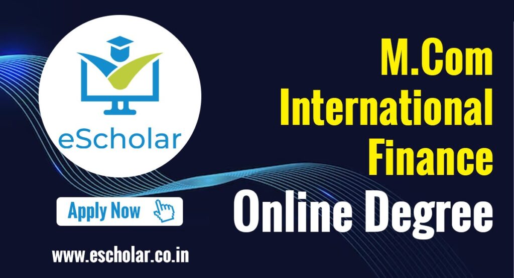 M.Com International Finance Course