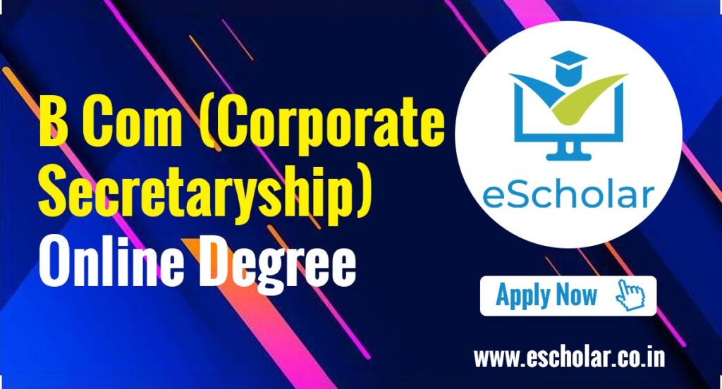 B.Com Corporate Secretaryship Program