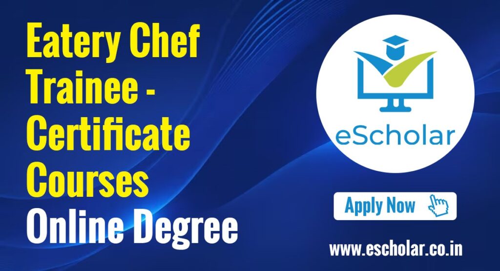 Eatery Chef Trainee Certificate Course